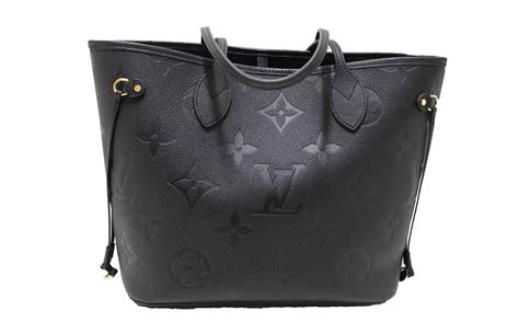 louis vuitton neverfull black leather|louis vuitton neverfull black monogram.